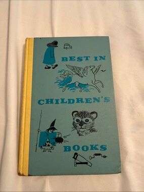 Best in Children's Books - Blue and Yellow Hardcover 1959 Vol 21 Andy Warhol Art